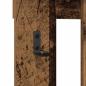 Preview: Wandmontierter Kleiderständer Altes Holz 100 x 10 x 100 cm