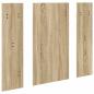 Preview: Wandmontierter Kleiderständer Sonoma Eiche 96 x 1.5 x 90 cm