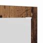Preview: Wandmontierter Kleiderständer Altholz 96 x 1.5 x 90 cm