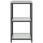 Preview: Küchenlageregal Silber 60 x 50 x 92 cm Galvanisierter Stahl