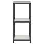 Preview: Küchenlageregal Silber 60 x 50 x 92 cm Galvanisierter Stahl