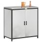Preview: Küchenlagerregal Silber 60 x 50 x 92 cm Galvanisierter Stahl