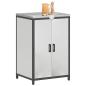 Preview: Küchenlagerregal Silber 60 x 50 x 92 cm Galvanisierter Stahl