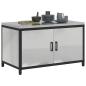 Preview: Küchenlagerregal Silber 60 x 50 x 92 cm Galvanisierter Stahl