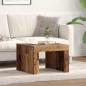 Preview: ARDEBO.de - Couchtisch Altholz 50 x 50 x 35 cm Holzwerkstoff