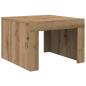 Preview: Couchtisch Eiche handwerklich 50 x 50 x 35 cm Holzwerkstoff