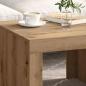 Preview: Couchtisch Eiche handwerklich 50 x 50 x 35 cm Holzwerkstoff