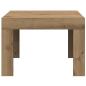 Preview: Couchtisch Eiche handwerklich 50 x 50 x 35 cm Holzwerkstoff