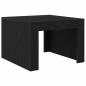 Preview: Couchtisch Schwarze Eiche 50 x 50 x 35 cm Holzwerkstoff