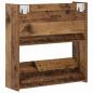 Preview: Wandschuhschränke Altholz 60 x 18 x 60 cm Holzwerkstoff