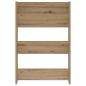Preview: Wandschuhschränke 2 pcs Eiche handwerklich 60 x 18 x 60 cm