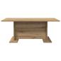Preview: Couchtisch Eiche handwerklich 103.5 x 60 x 40 cm Holzwerkstoff