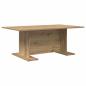 Preview: Couchtisch Eiche handwerklich 103.5 x 60 x 40 cm Holzwerkstoff