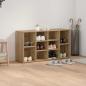 Preview: Schuhbank Eiche handwerklich 103 x 30 x 55 cm Holzwerkstoff