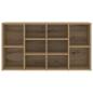 Preview: Schuhbank Eiche handwerklich 103 x 30 x 55 cm Holzwerkstoff