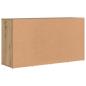 Preview: Schuhbank Eiche handwerklich 103 x 30 x 55 cm Holzwerkstoff