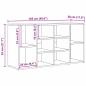 Preview: Schuhbank Schwarze Eiche 103 x 30 x 55 cm Holzwerkstoff