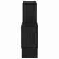 Preview: Wandregal mit Regal Schwarz Eiche 82 x 15 x 51 cm Holzwerkstoff