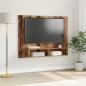Preview: ARDEBO.de - Wand TV Schrank Altes Holz 120 x 23.5 x 90 cm Holzwerkstoff