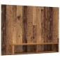 Preview: Wand TV Schrank Altes Holz 120 x 23.5 x 90 cm Holzwerkstoff