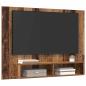 Preview: Wand TV Schrank Altes Holz 120 x 23.5 x 90 cm Holzwerkstoff