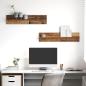 Preview: ARDEBO.de - Wandregale 2 pcs Altes Holz 80 x 11,5 x 18 cm Holzwerkstoff