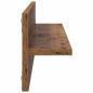 Preview: Wandregale 2 pcs Altes Holz 80 x 11,5 x 18 cm Holzwerkstoff