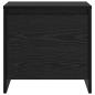 Preview: Nachttisch Schwarze Eiche 45 x 34 x 44.5 cm Holzwerkstoff