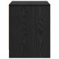 Preview: Nachttisch Schwarze Eiche 45 x 34 x 44.5 cm Holzwerkstoff