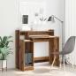 Preview: ARDEBO.de - Schreibtisch Altholz 97 x 45 x 90 cm Holzwerkstoff