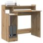 Preview: Schreibtisch Eiche handwerklich 97 x 45 x 90 cm Holzwerkstoff
