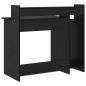 Preview: Schreibtisch Schwarze Eiche 97 x 45 x 90 cm Holzwerkstoff
