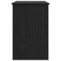 Preview: Schreibtisch Schwarze Eiche 100 x 50 x 76 cm Holzwerkstoff