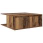 Preview: Couchtisch mit Schubladen mit Speicher Altholz 80 x 80 x 31 cm Holzwerkstoff