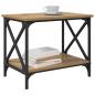 Preview: Beistelltisch Eiche handwerklich 55 x 38 x 45 cm Holzwerkstoff