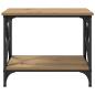 Preview: Beistelltisch Eiche handwerklich 55 x 38 x 45 cm Holzwerkstoff