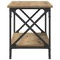 Preview: Beistelltisch Eiche handwerklich 55 x 38 x 45 cm Holzwerkstoff