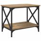 Preview: Beistelltisch Eiche handwerklich 55 x 38 x 45 cm Holzwerkstoff