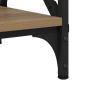 Preview: Beistelltisch Eiche handwerklich 55 x 38 x 45 cm Holzwerkstoff