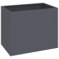 Preview: Gartenblumentopf Anthrazit 50 x 32 x 40 cm Kaltgewalzter Stahl