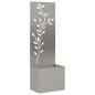 Preview: Blumentopf mit dekorativem Paneel Rostig 50 x 140 cm