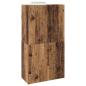 Preview: Büroschrank mit Regal mit Speicher mit Tür Altholz 60 x 32 x 115 cm Holzwerkstoff
