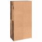 Preview: Büroschrank mit Regal mit Speicher mit Tür Altholz 60 x 32 x 115 cm Holzwerkstoff