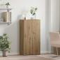 Preview: ARDEBO.de - Büroschrank Eiche handwerklich 60 x 32 x 115 cm Holzwerkstoff