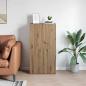 Preview: Büroschrank Eiche handwerklich 60 x 32 x 115 cm Holzwerkstoff