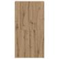 Preview: Büroschrank Eiche handwerklich 60 x 32 x 115 cm Holzwerkstoff