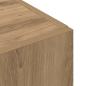 Preview: Büroschrank Eiche handwerklich 60 x 32 x 115 cm Holzwerkstoff