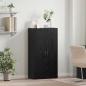 Preview: ARDEBO.de - Büroschrank Schwarze Eiche 60 x 32 x 115 cm Holzwerkstoff
