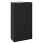 Preview: Büroschrank Schwarze Eiche 60 x 32 x 115 cm Holzwerkstoff