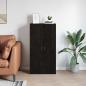 Preview: Büroschrank Schwarze Eiche 60 x 32 x 115 cm Holzwerkstoff